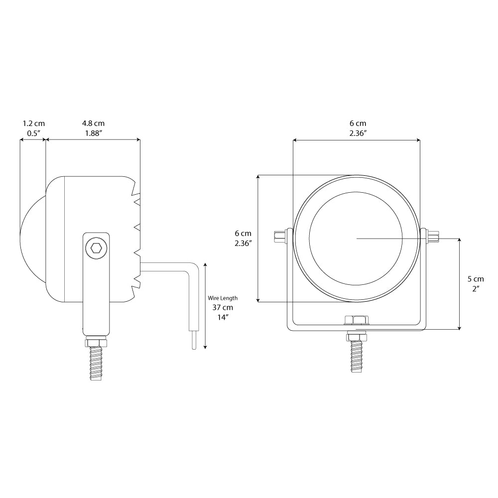 P2323i FORKLIFT MINI SPOT LIGHT