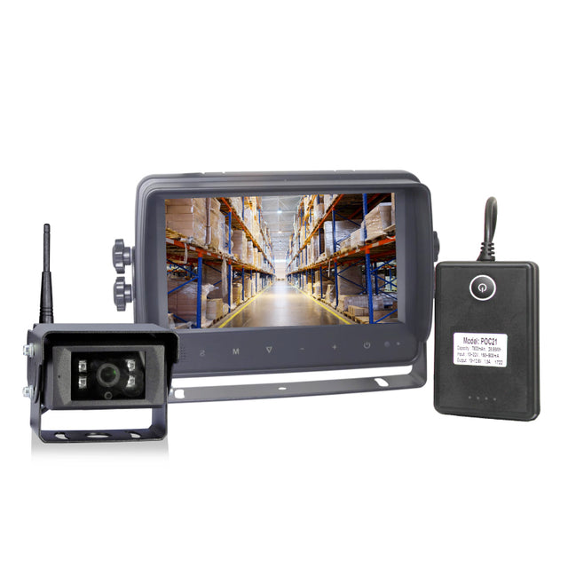 KIT DE CAMÉRA ARRIÈRE SANS FIL ÉTANCHE CLEAR VISION HD P5001-7HD 7" - Panacea Aftermarket Co.