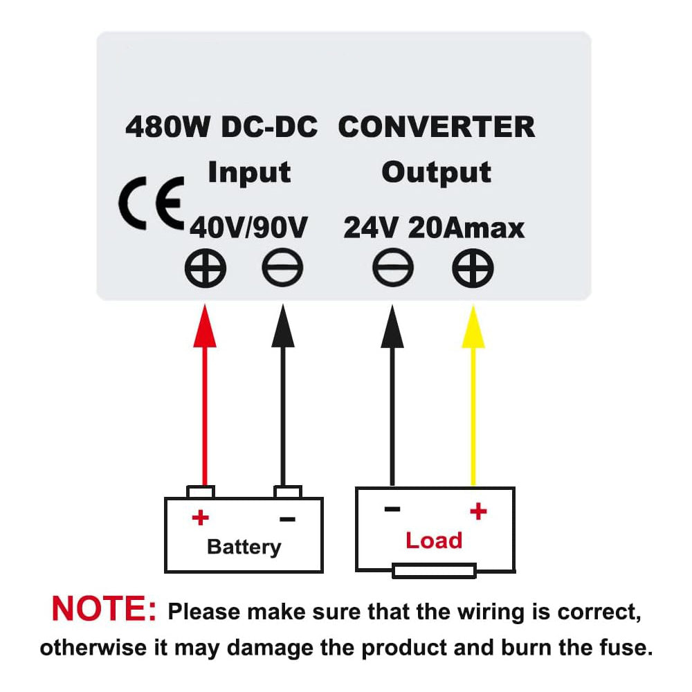 P6066 DC CONVERTOR 40 to 90V DOWN TO DC 24V