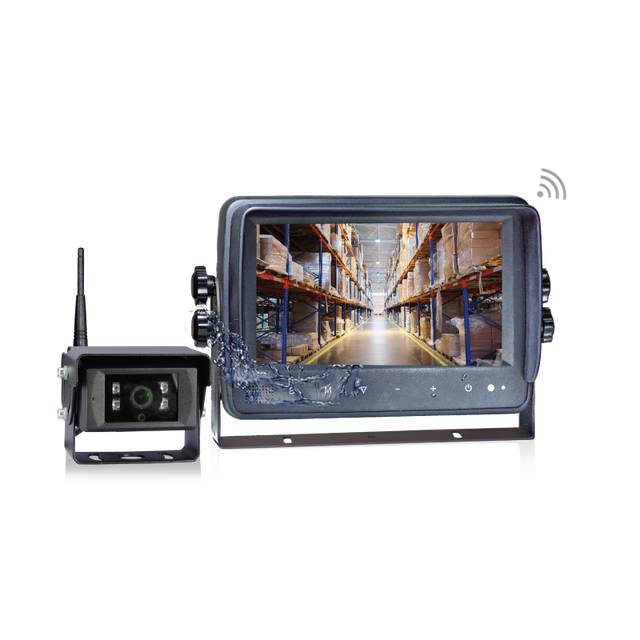 Kit de cámara TRASERA inalámbrica impermeable Clear Vision de 7" - Sin batería - Panacea Aftermarket Co.