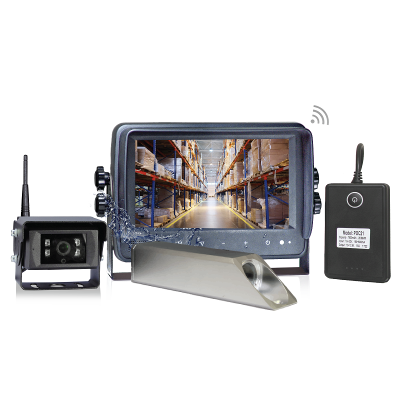 P5005-7 KIT DE CAMÉRA COMPLÈTE SANS FIL ÉTANCHE CLEAR VISION 7"