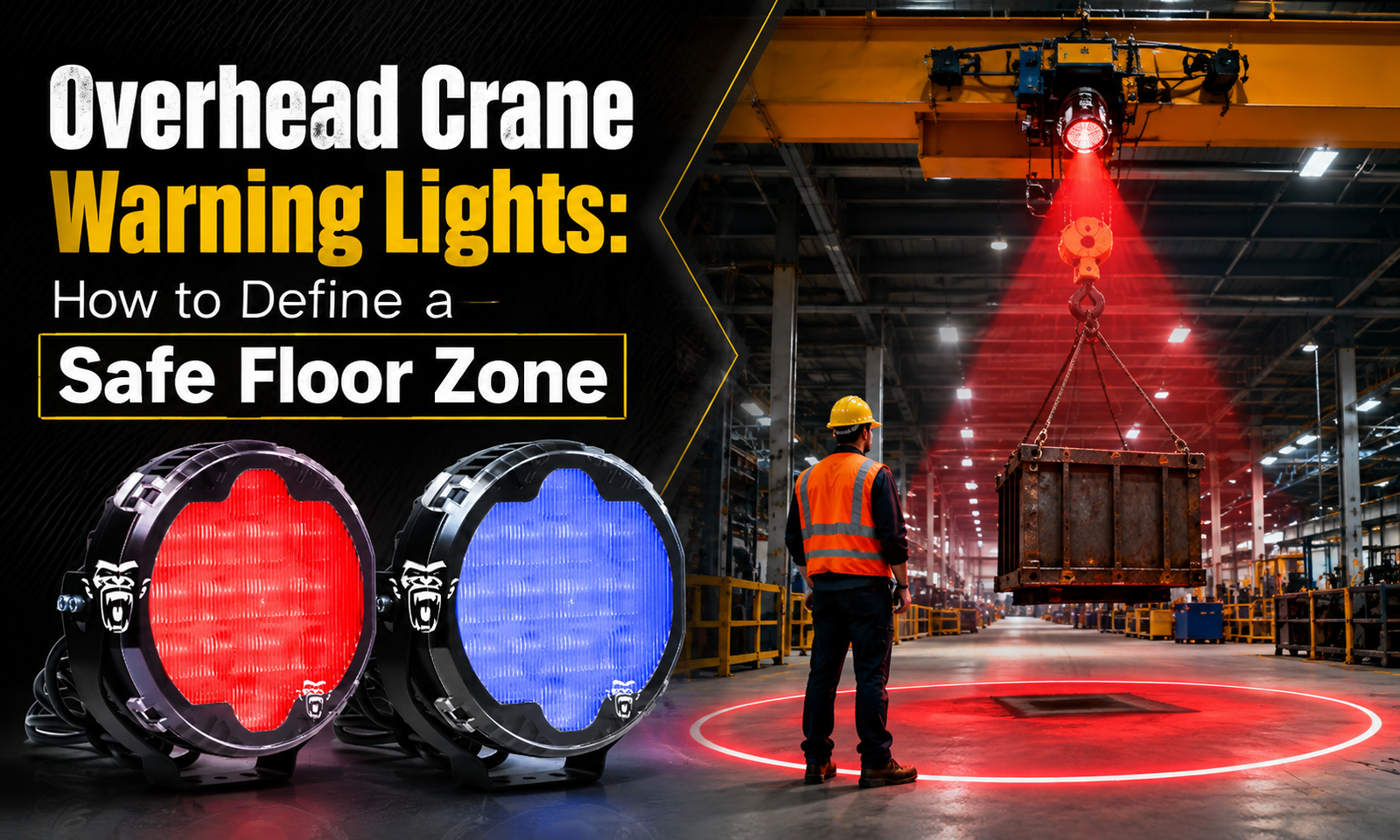 Overhead Crane Warning Lights The Safe Floor Zone Guide