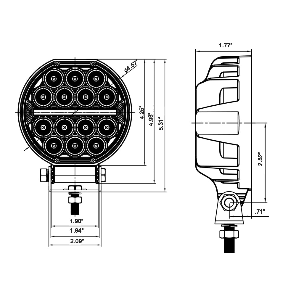 Luz de trabajo P5070 