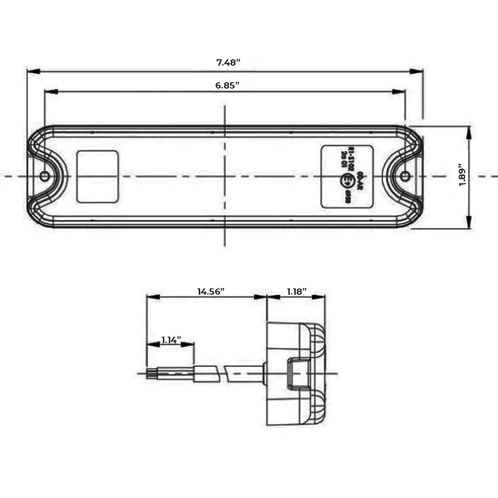 FEU STOP UNIVERSEL À LED P9925