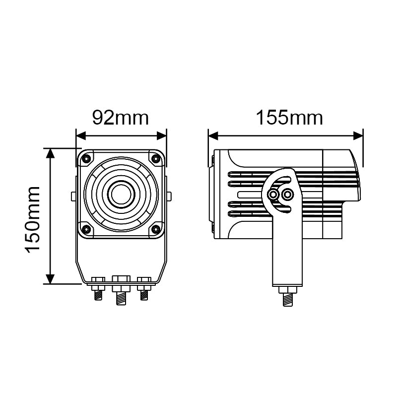 Foco para montacargas P9090 