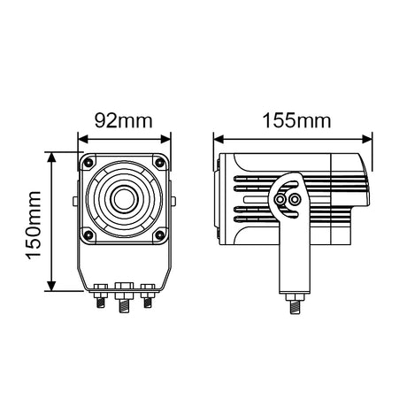 Foco para montacargas P9090 