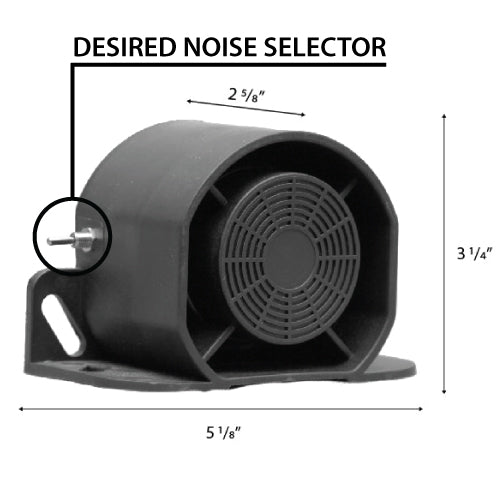 P0660 - 3 Sounds Forklift Alarm Round