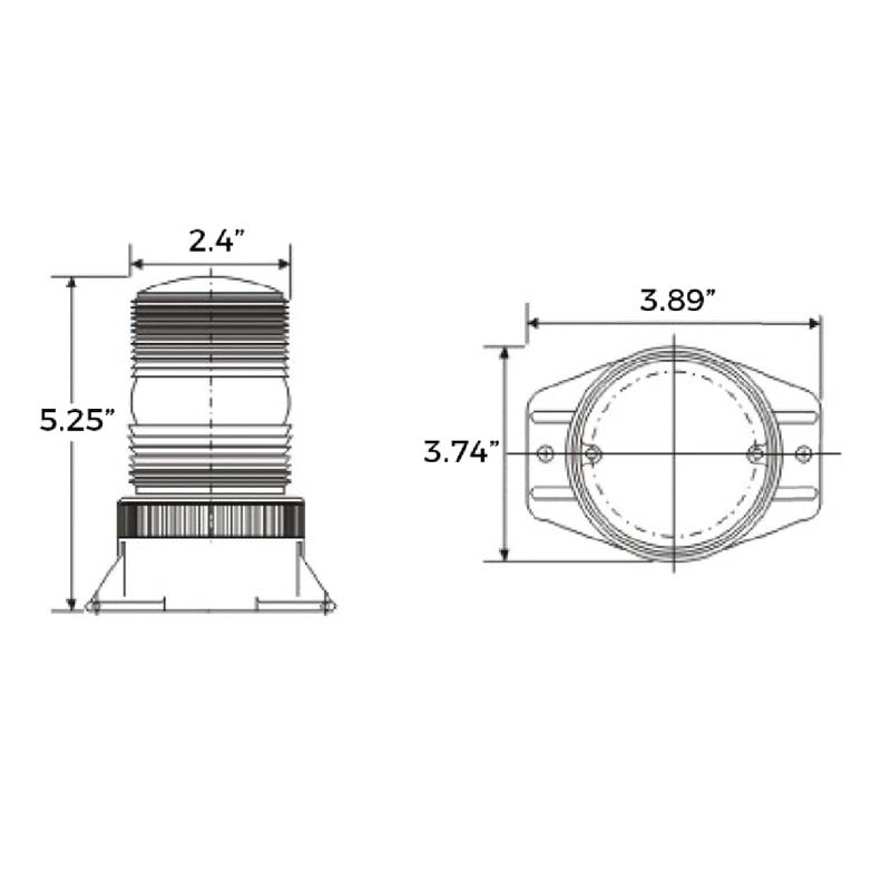 P1111 Luz LED súper estroboscópica