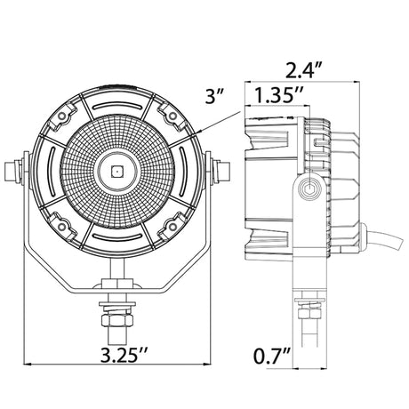 Lampe de travail P2020I