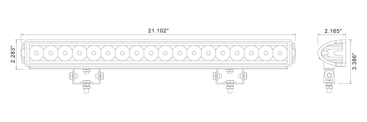 BARRE LUMINEUSE P3050