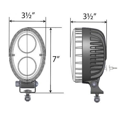 P9010V FORKLIFT VERTICAL SPOT LIGHT