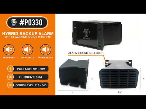 P0330 - Alarma de montacargas de 3 sonidos